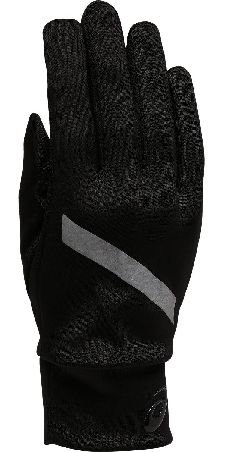 фото Перчатки беговые asics 2021-22 lite show gloves performance black (us:l)