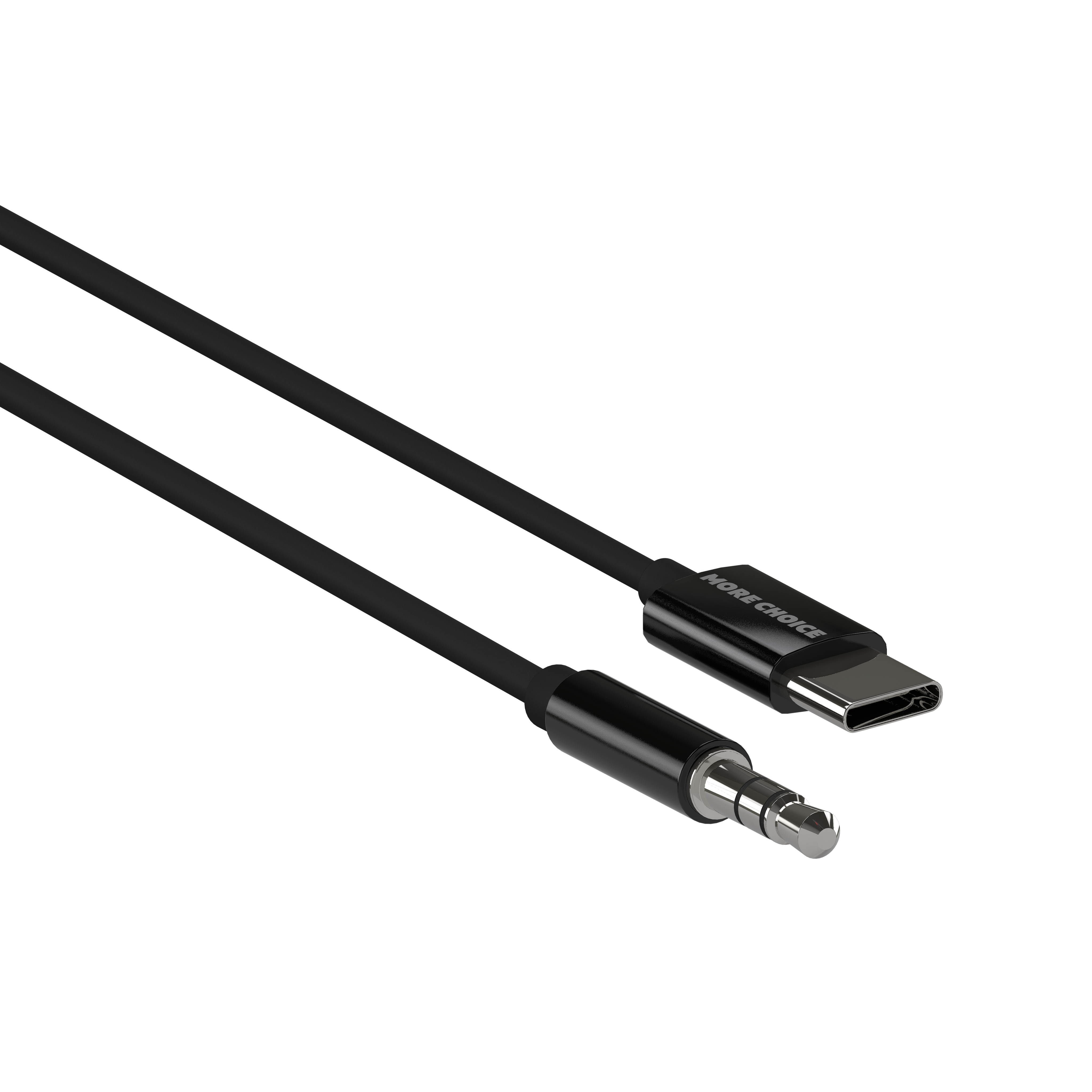 Кабель USB Type-C-mini-Jack 3.5mm More Choice UK28a 1m 1 м черный