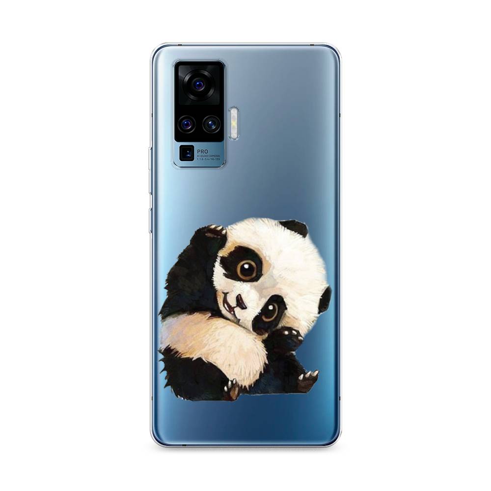 

Силиконовый чехол "Большеглазая панда" на Vivo X50 Pro, Большеглазая панда