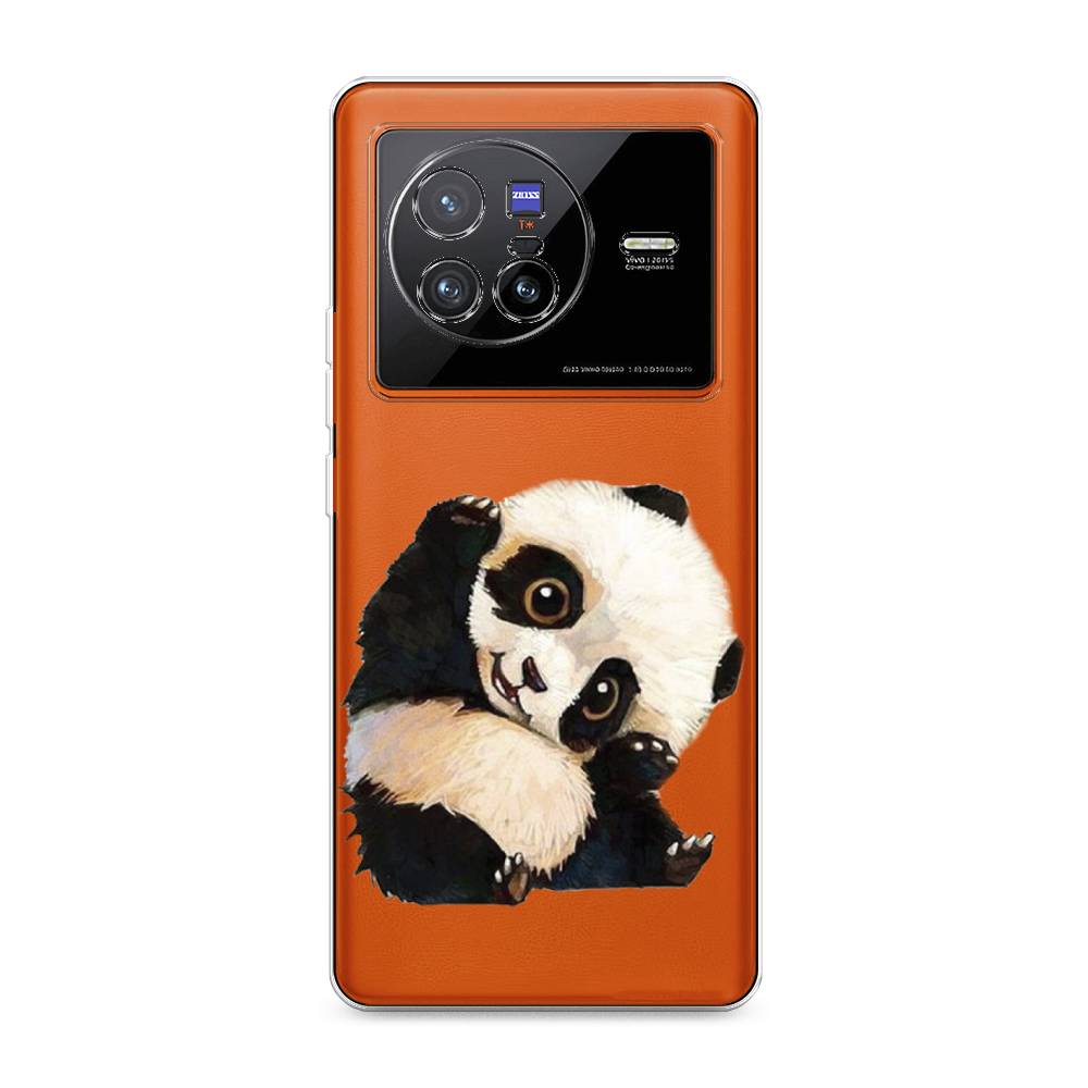

Силиконовый чехол "Большеглазая панда" на Vivo X80, Большеглазая панда