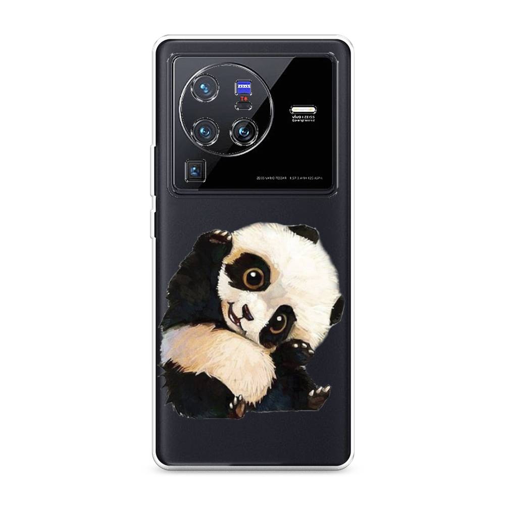

Силиконовый чехол "Большеглазая панда" на Vivo X80 Pro, Большеглазая панда
