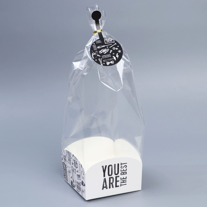 

Пакет с коробкой You are best 12х12х40 см (10 шт.), Прозрачный