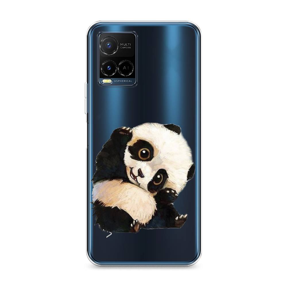 

Силиконовый чехол "Большеглазая панда" на Vivo Y21e, Большеглазая панда