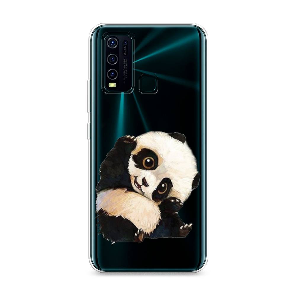 

Силиконовый чехол "Большеглазая панда" на Vivo Y50, Большеглазая панда