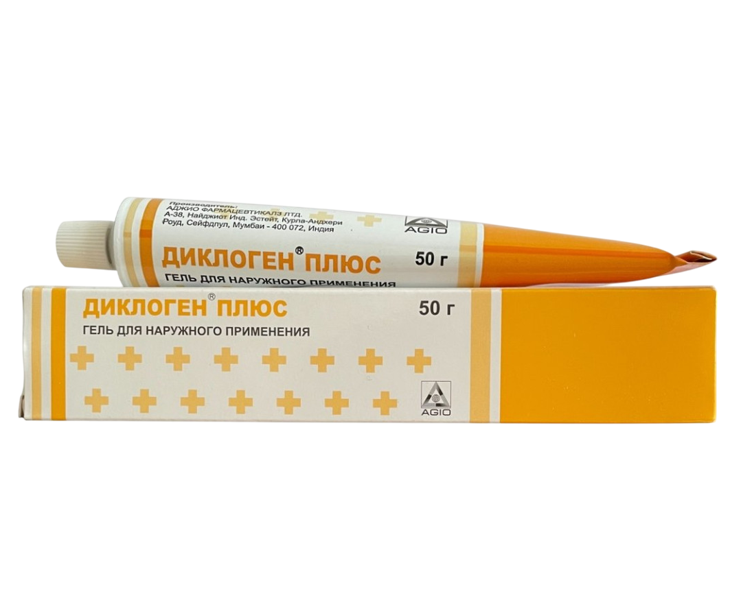 

Диклоген плюс гель 1% туба 50 г