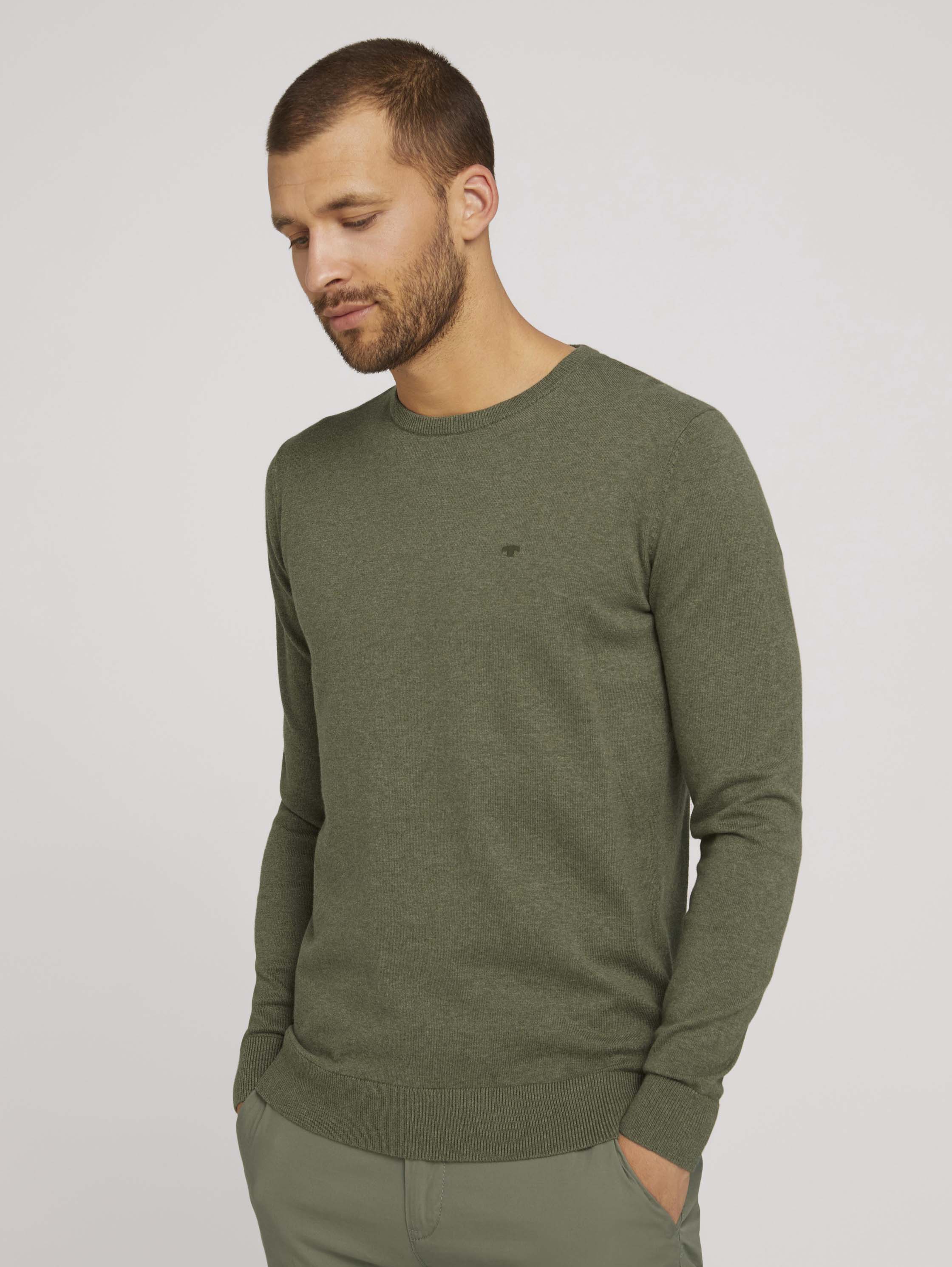 

Джемпер мужской TOM TAILOR 1027299 зеленый XL, 1027299