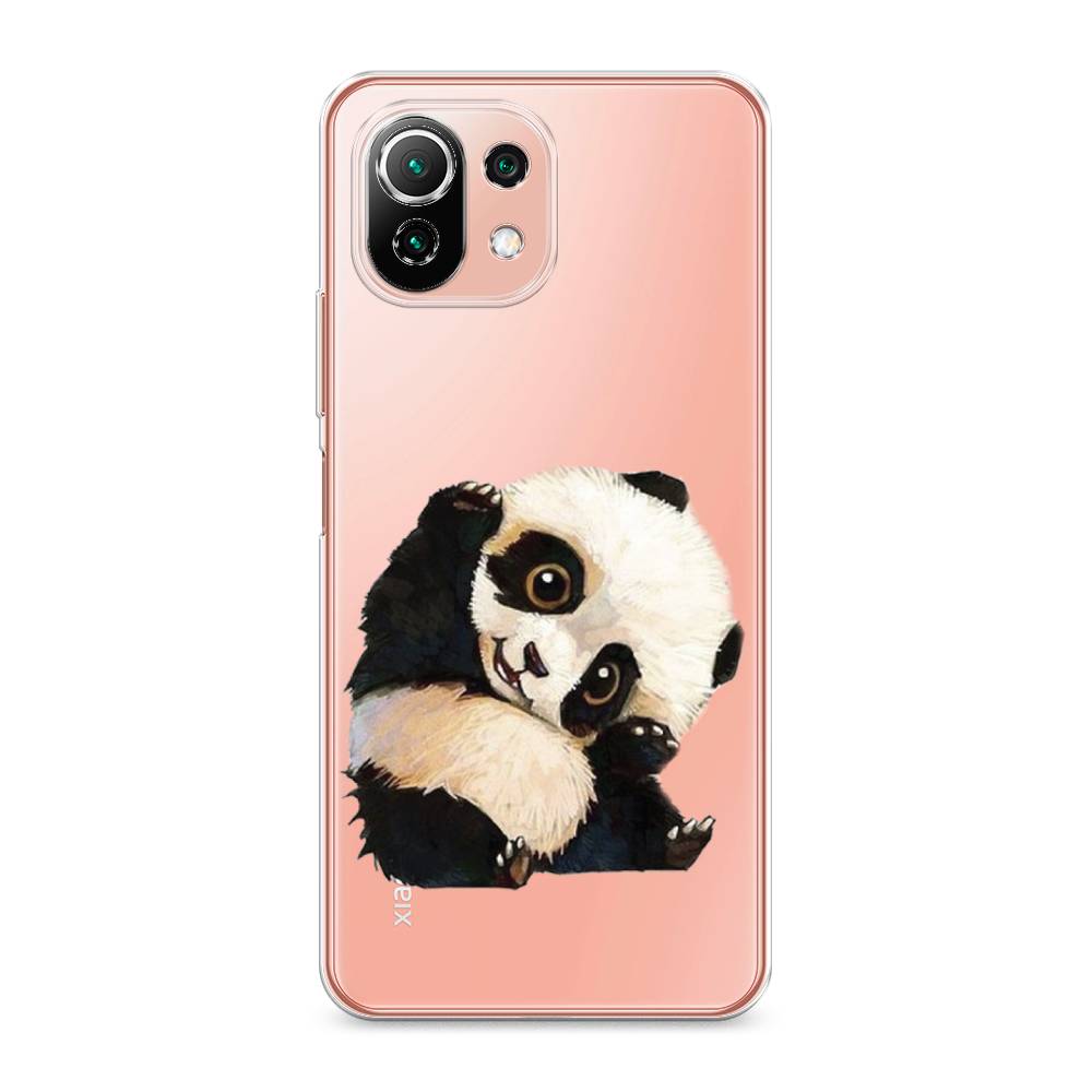 

Силиконовый чехол "Большеглазая панда" на Xiaomi 11 Lite 5G NE, Большеглазая панда