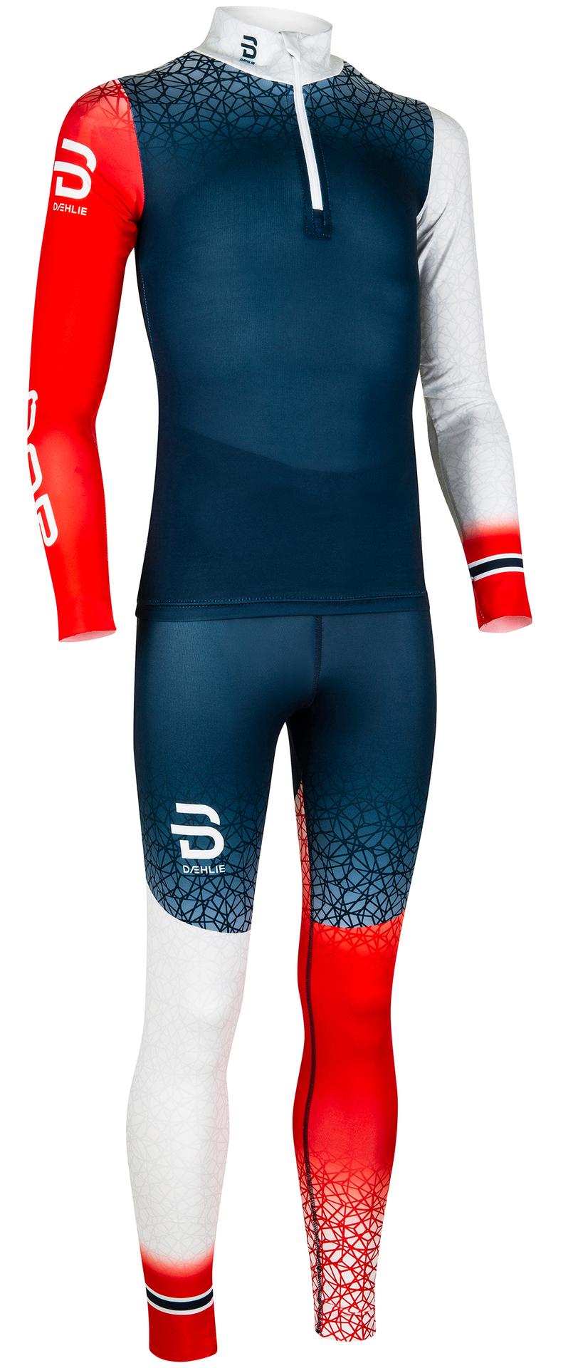 фото Костюм bjorn daehiie racesuit 2-piece oberstdorf jr norwegian flag (рост:152) bjorn daehlie