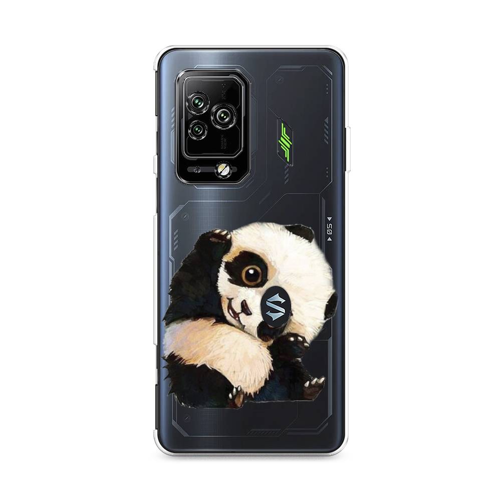 

Силиконовый чехол "Большеглазая панда" на Xiaomi Black Shark 5 Pro, Большеглазая панда