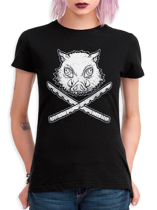 

Футболка женская DreamShirts Studio Demon Slayer / Аниме черная XL, Черный, Клинок, рассекающий демонов / Demon Slayer / Аниме