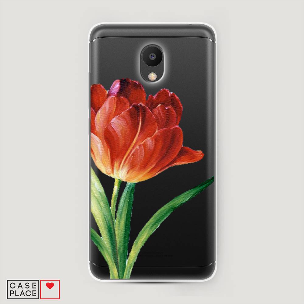 

Чехол Awog на Meizu M6 "Красный тюльпан", Оранжевый;зеленый, 72050-8