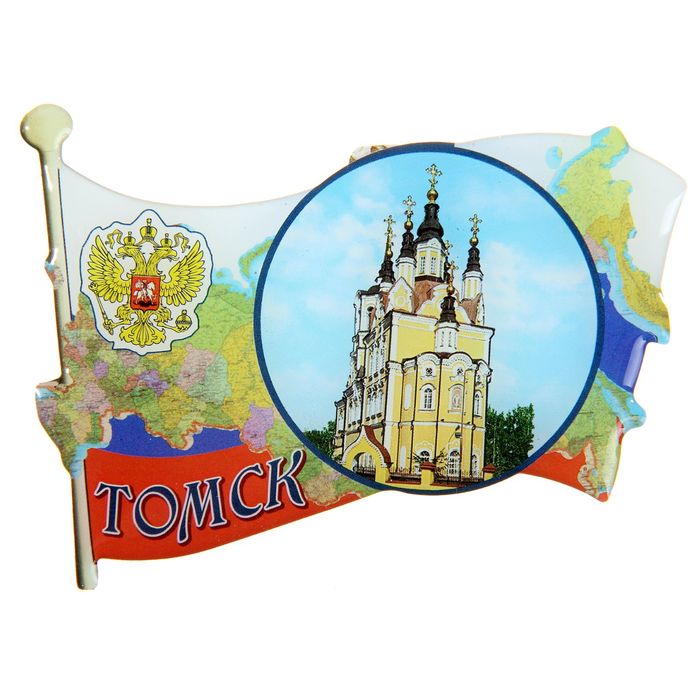 

Магнит в форме флага «Томск», Томск