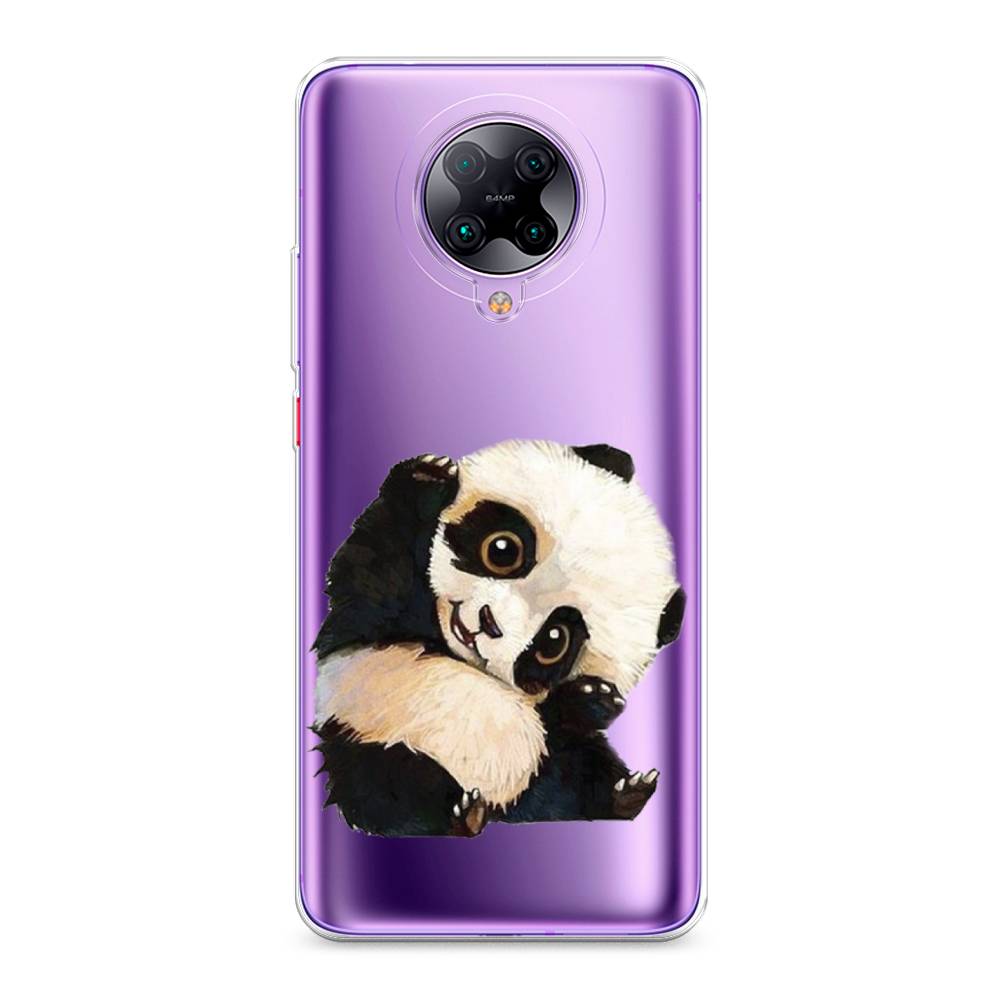 

Силиконовый чехол "Большеглазая панда" на Xiaomi Poco F2 Pro, Большеглазая панда