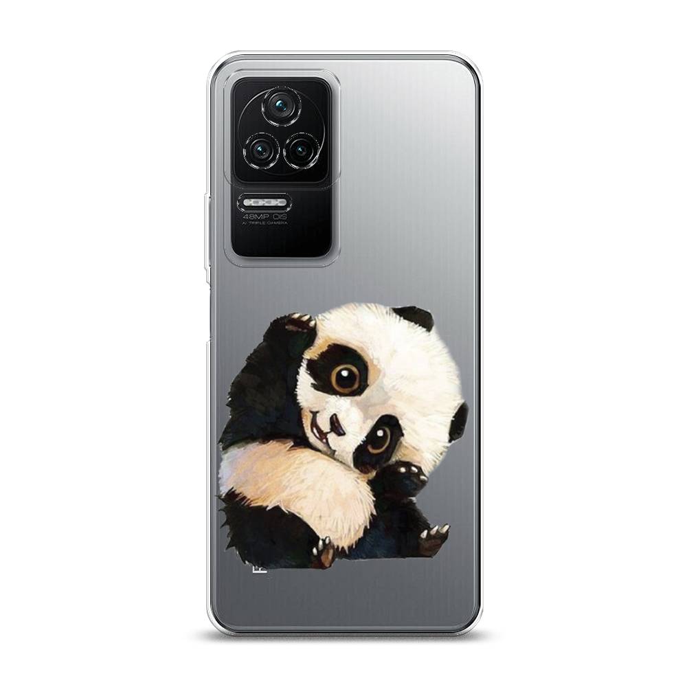 

Силиконовый чехол "Большеглазая панда" на Xiaomi Poco F4, Большеглазая панда