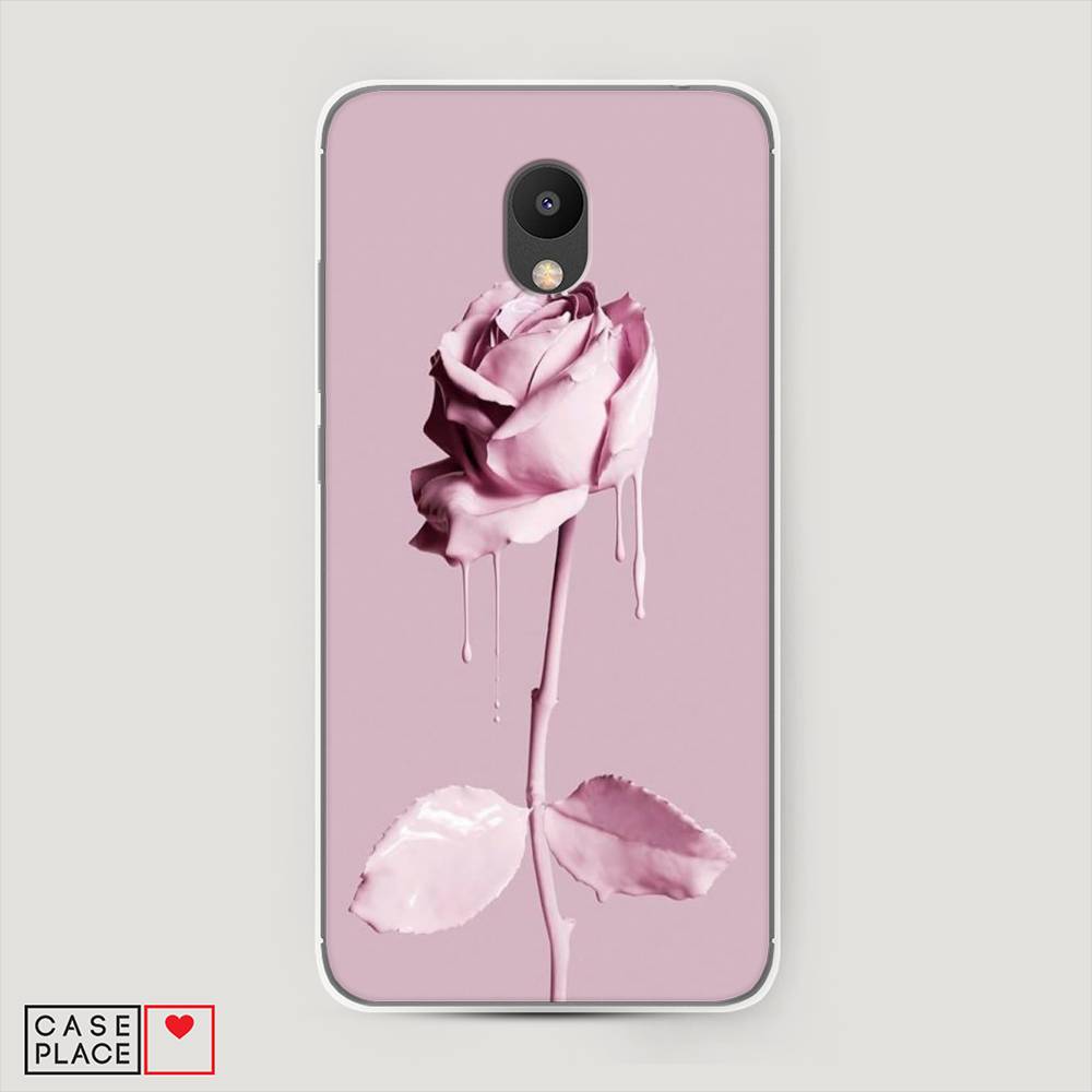 

Чехол Awog на Meizu M6 "Роза в краске", Белый;розовый, 72050-8
