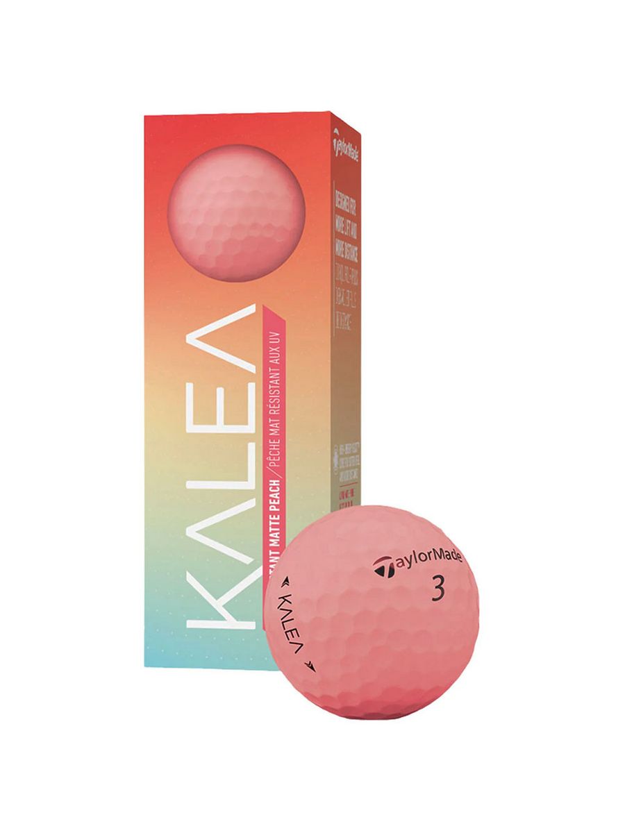 Мяч для гольфа Taylor Made Kalea N7641901 персиковый неон 3шт