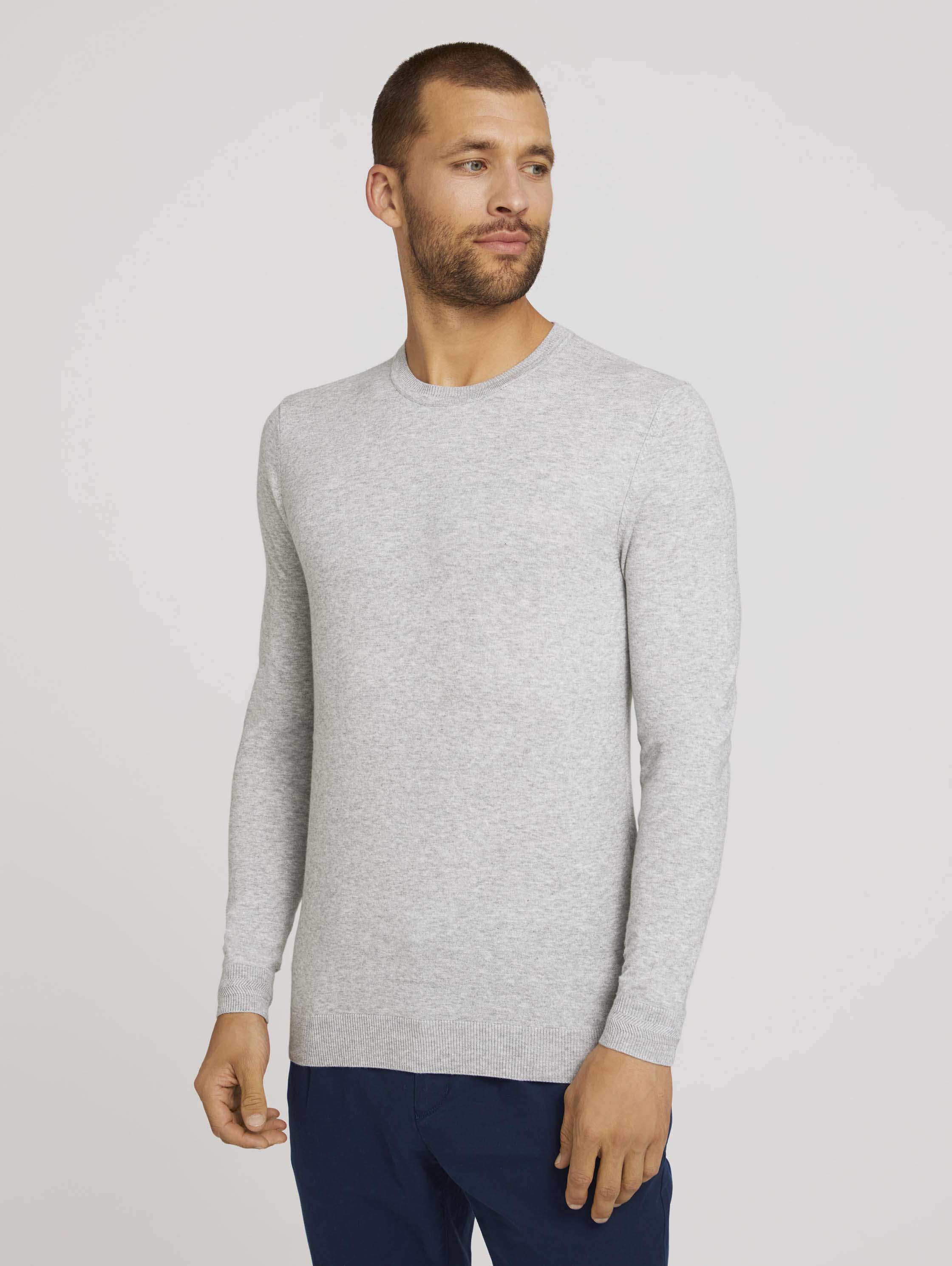 

Джемпер мужской TOM TAILOR 1026507 серый XXL, 1026507