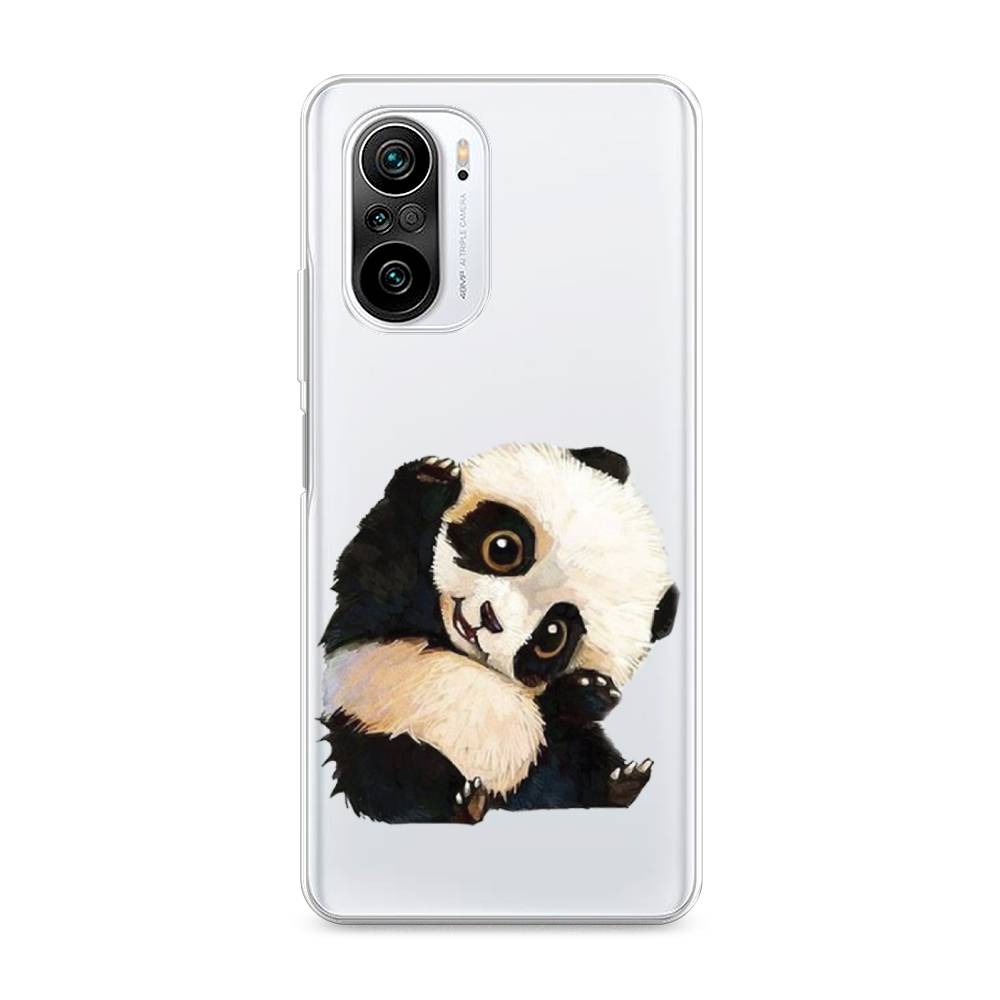 

Силиконовый чехол "Большеглазая панда" на Xiaomi Redmi K40, Большеглазая панда
