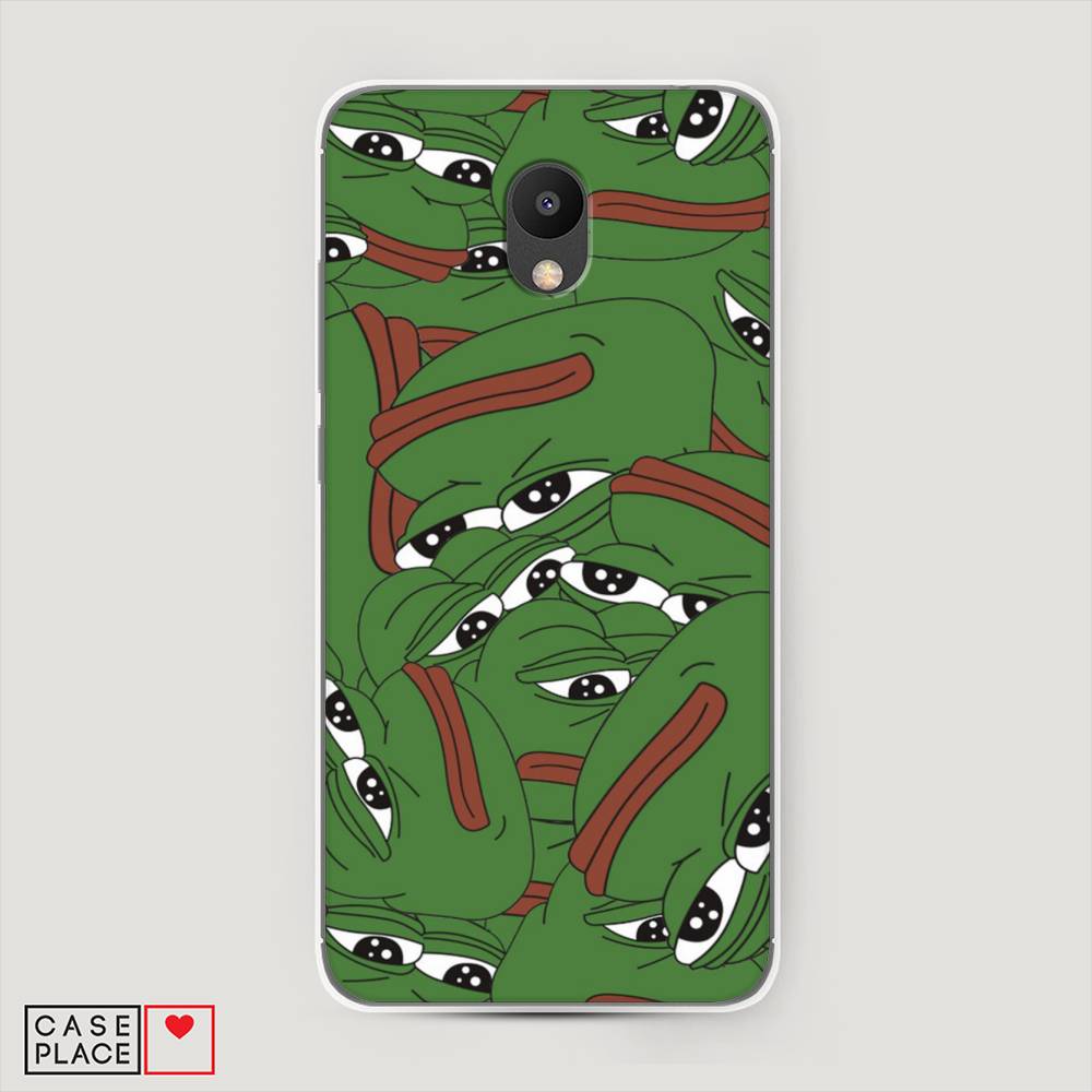 

Чехол Awog на Meizu M6 "Печальный frog", Зеленый;белый, 72050-9