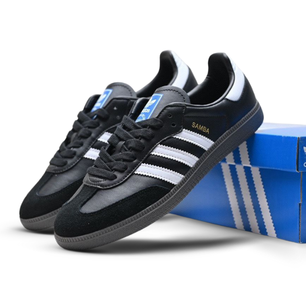 

Кеды женские Adidas Originals Samba черные 6 UK, Черный, Samba