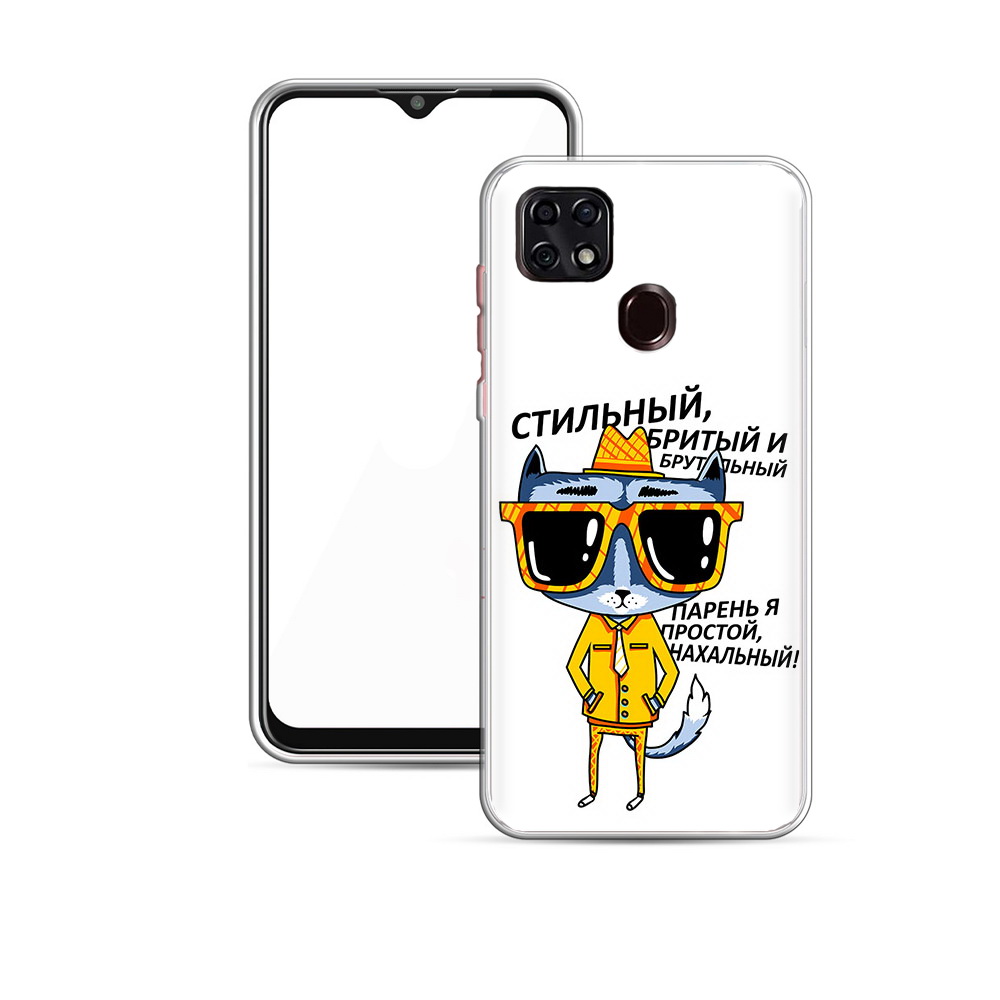 

Чехол MyPads Tocco для ZTE V2020 стильный кот (PT226946.457.625), Прозрачный, Tocco