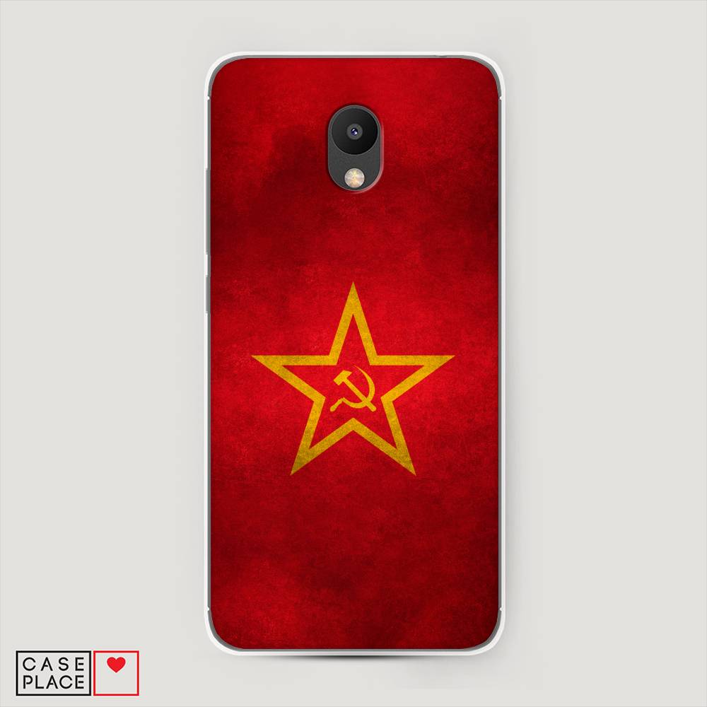 

Чехол Awog на Meizu M6 "Красное знамя", Желтый;красный, 72050-10
