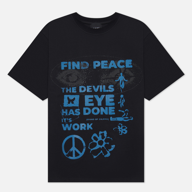 Мужская футболка TSCH Find Peace чёрный, Размер S