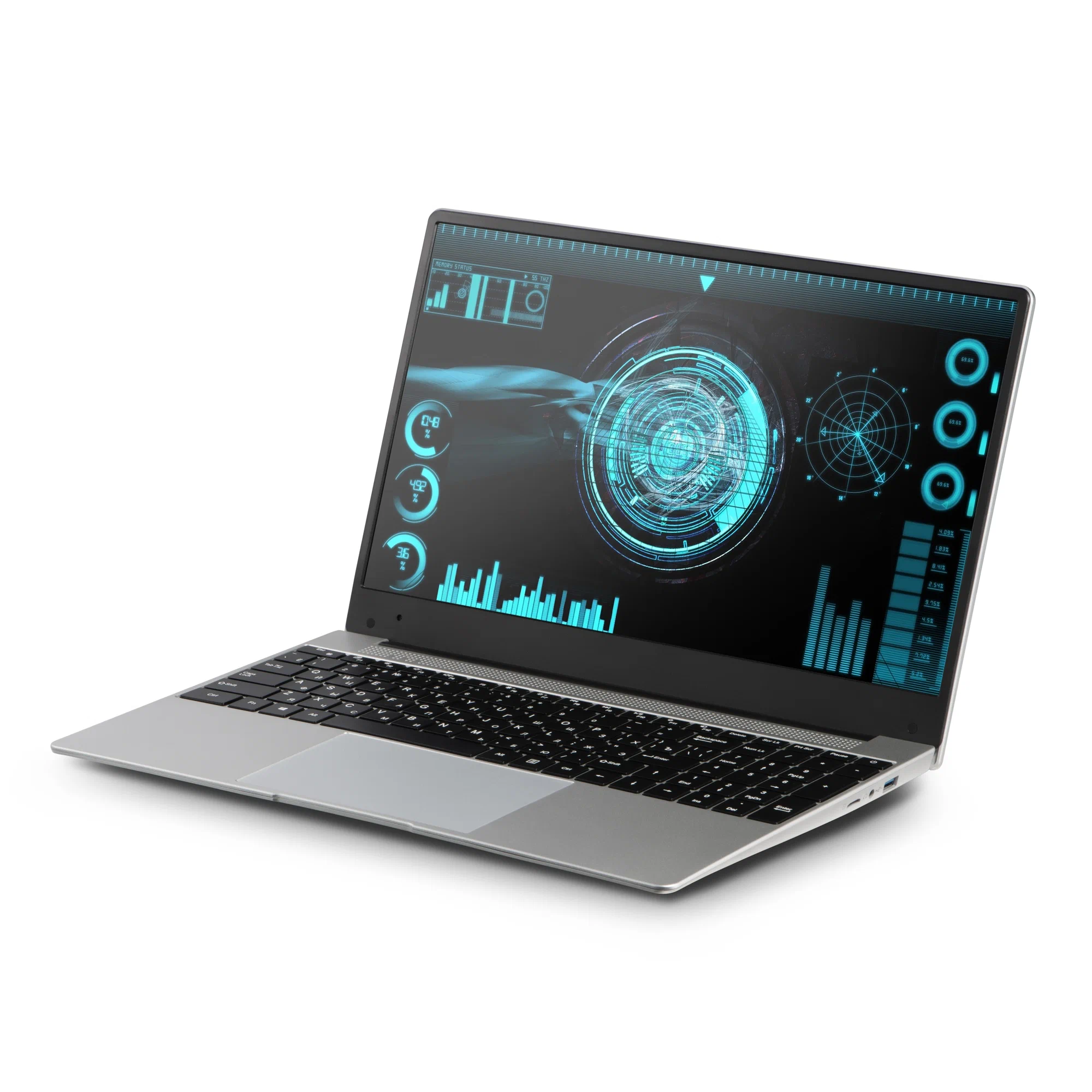 

Ноутбук Azerty RB-1550 Silver (10031200512T), RB-1550