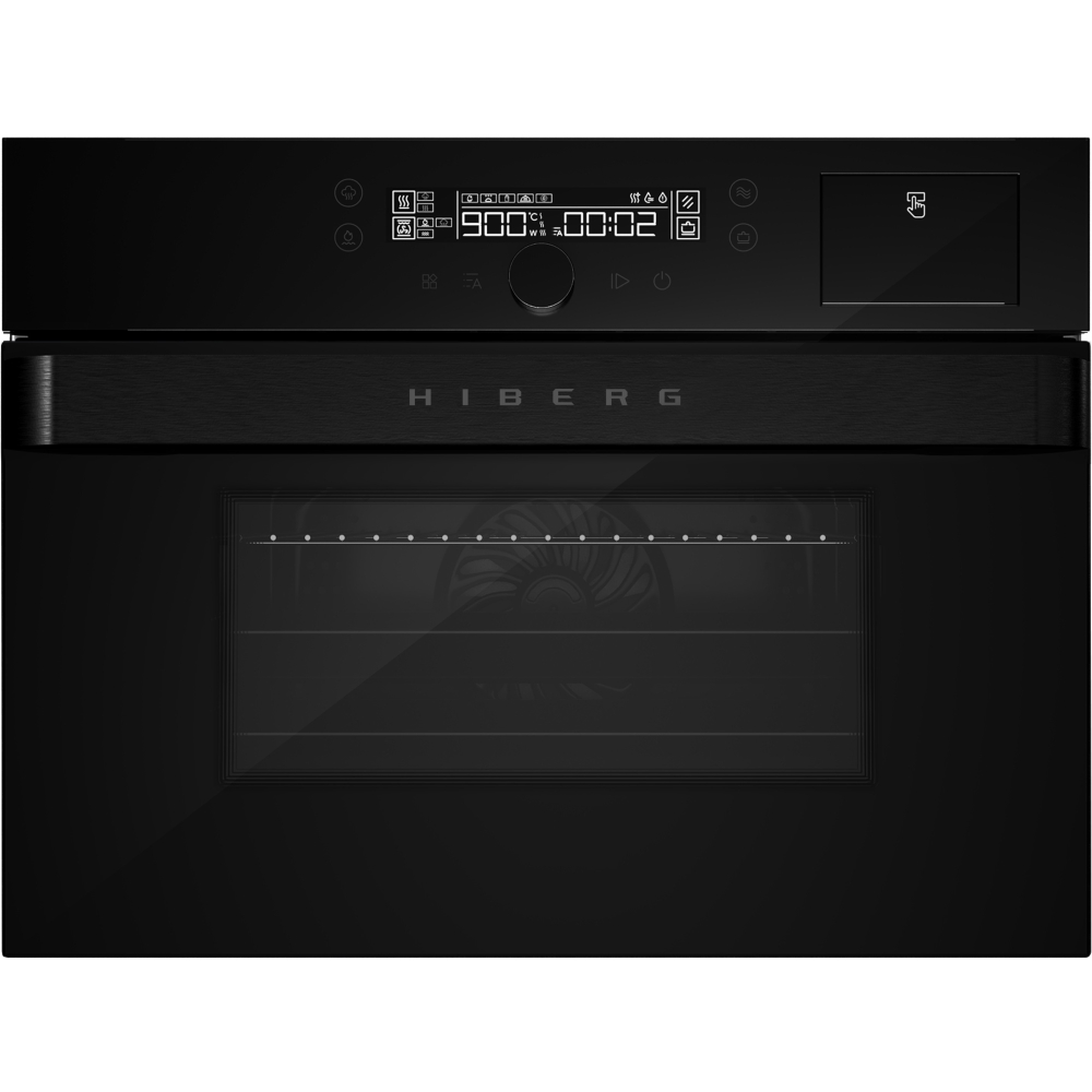 Встраиваемый электрический духовой шкаф Hiberg MS-VM 5115 B черный встраиваемый электрический духовой шкаф hiberg s vm 6615 b i smart черный