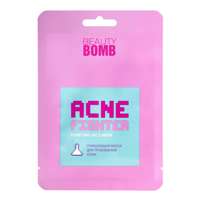 фото Маска для лица beauty вomb acne fighter очищающая 1 шт beauty bomb