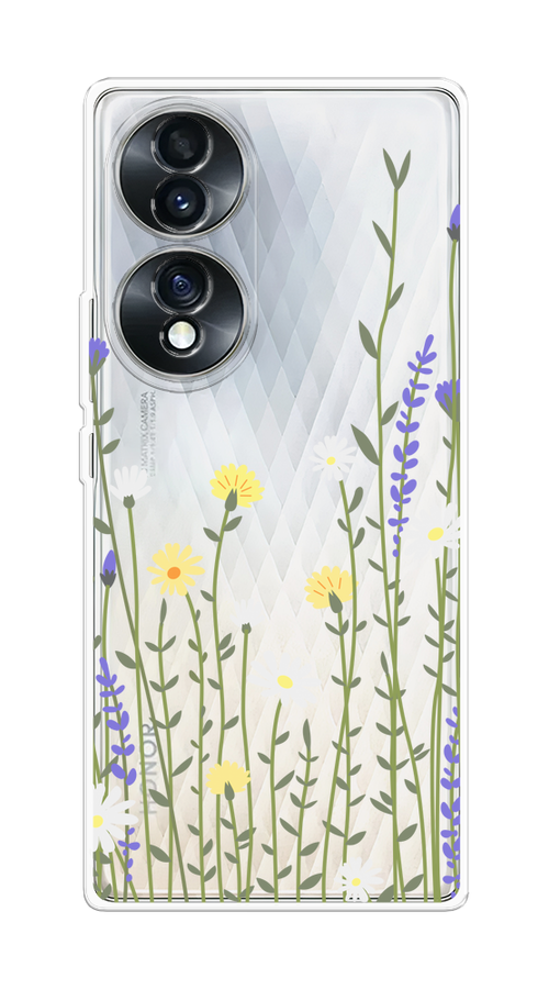 

Чехол Homey на Honor 70 "Ромашка и лаванда", Зеленый;желтый;прозрачный, 6108250-1