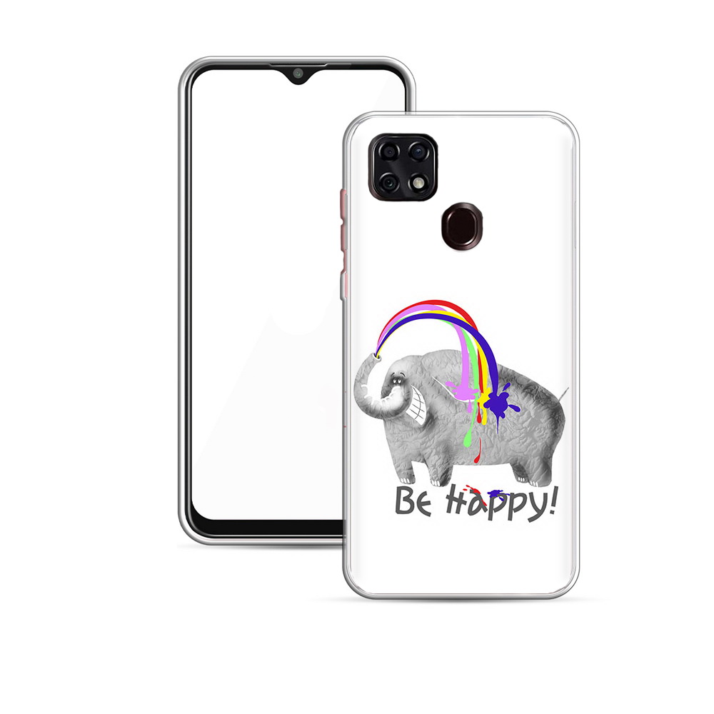 

Чехол MyPads Tocco для ZTE V2020 счастливый слон (PT226946.457.632), Прозрачный, Tocco