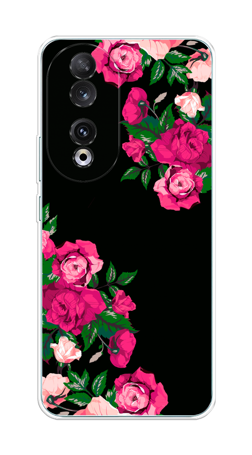 

Чехол Homey на Honor 90 "Розы фуксия", Черный;розовый;зеленый, 6121450-1