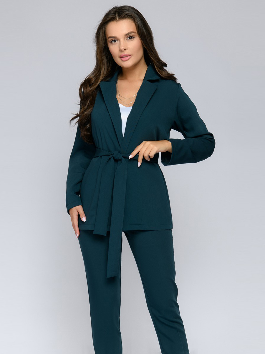 

Жакет женский 1001dress DM01700 зеленый 44 RU, DM01700