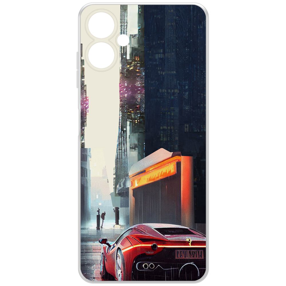 

Чехол-накладка Krutoff Clear Case Сити для Samsung Galaxy A06 (A065), Прозрачный