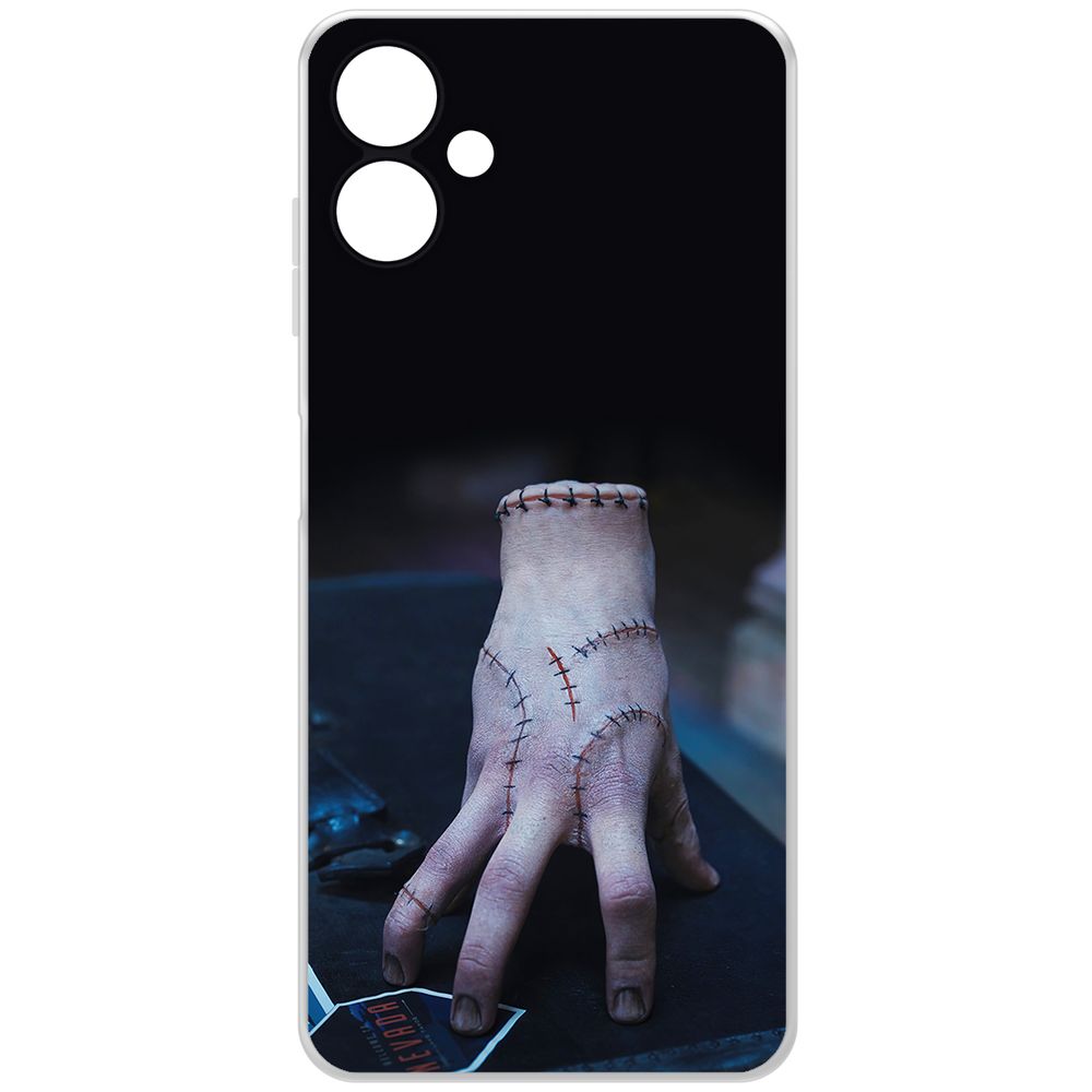 

Чехол-накладка Krutoff Clear Case Уэнсдей Аддамс - Вещь для Samsung Galaxy A06 (A065), Прозрачный