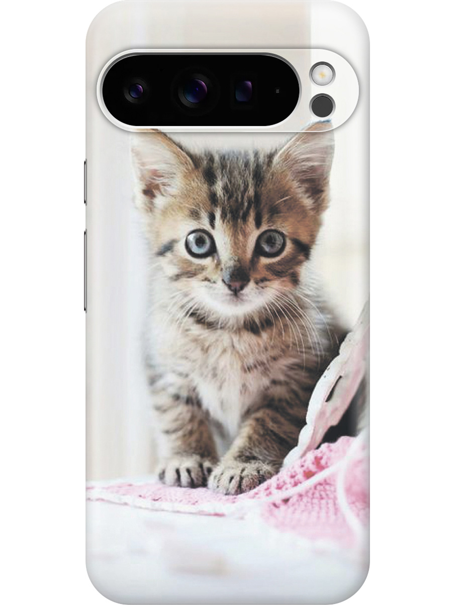 

Силиконовый чехол на Google Pixel 9 pro с принтом "Милый котенок", Прозрачный;белый;коричневый, 784810311