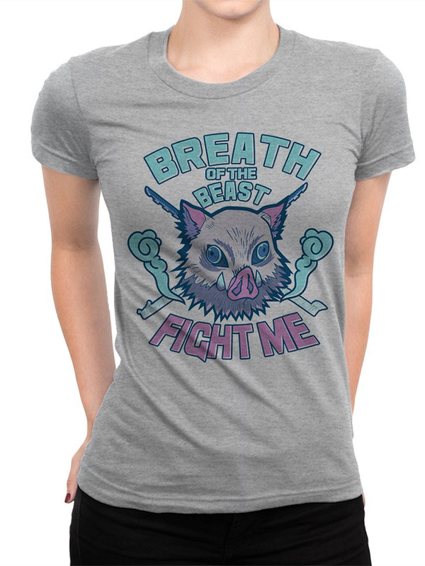 

Футболка женская DreamShirts Studio Demon Slayer / Аниме серая XL, Серый, Клинок, рассекающий демонов / Demon Slayer / Аниме
