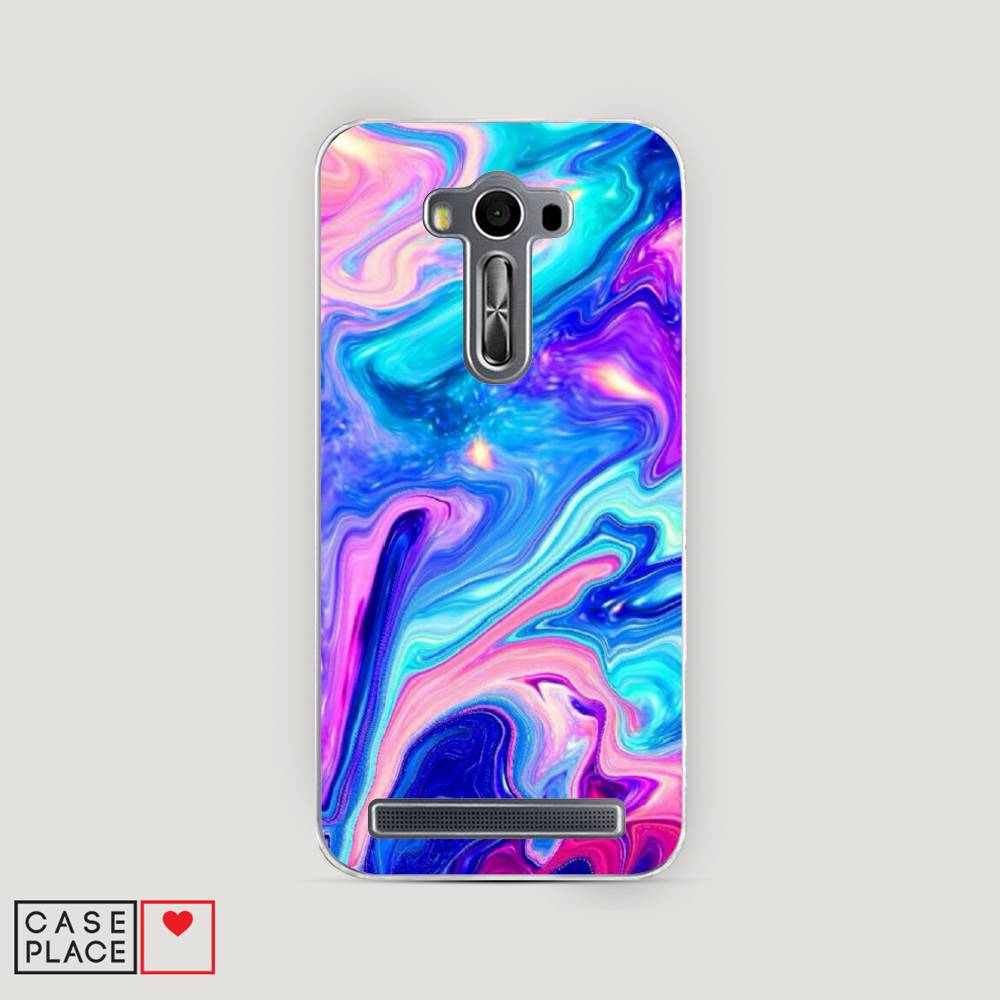 

Чехол Awog на Asus Zenfone 2 Laser ZE550/551KL "Потеки краски", Розовый, 40250-10
