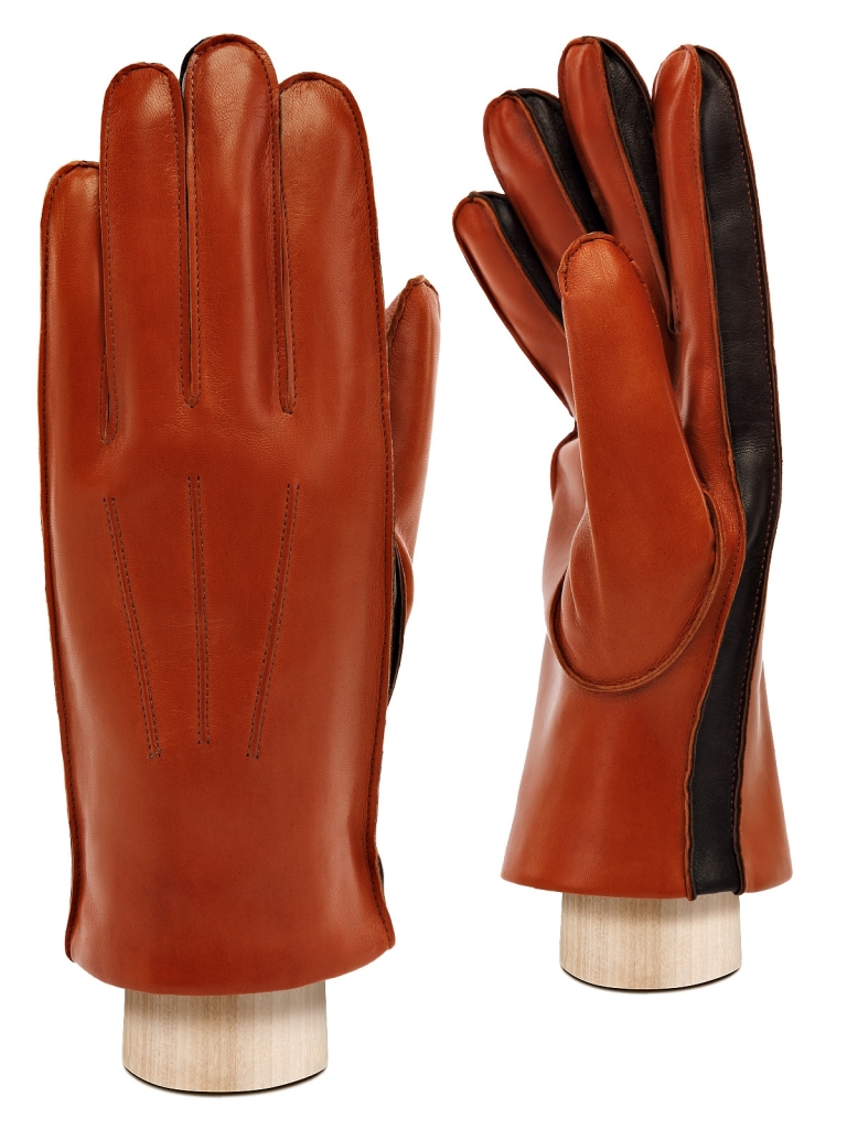 

Перчатки мужские Eleganzza OS00109 рыжие р, Коричневый, OS00109