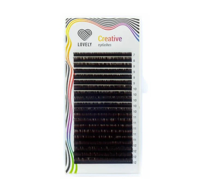 

Ресницы Lovely Dark Chocolate С 0.10 8 мм, Коричневый, 4627148845155
