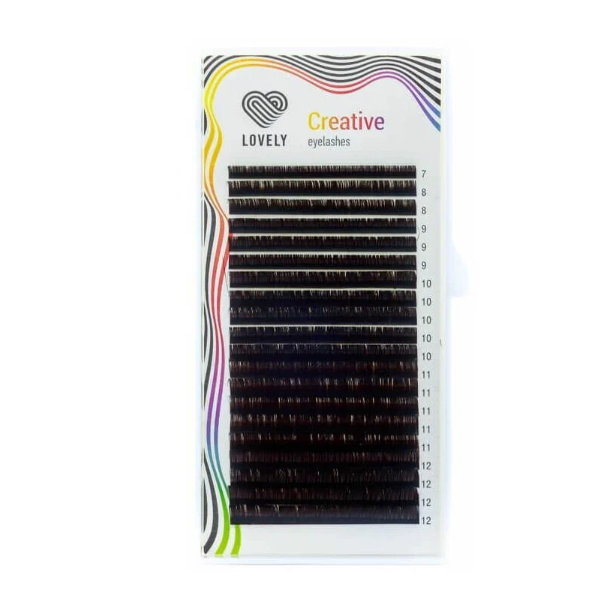 

Ресницы Lovely Dark Chocolate С+ 0.07 8 мм, Коричневый, 4627148845247