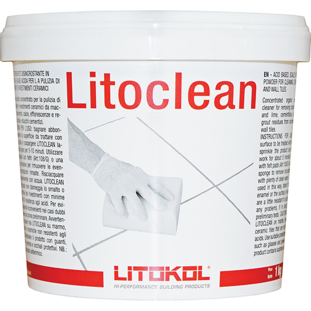 

Кислотный очиститель LITOKOL LitoCLEAN 1 кг 76090002