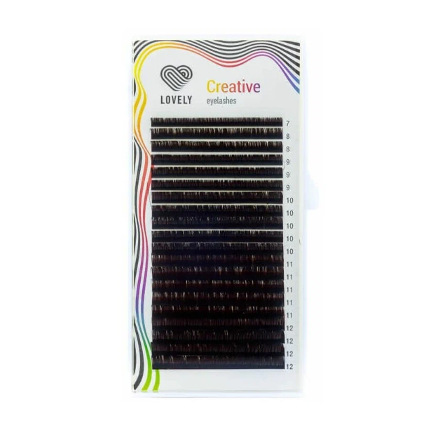 

Ресницы Lovely Dark Chocolate С+ 0.07 11 мм, Коричневый, 4627148845278