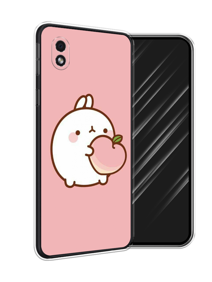 

Чехол Awog на Samsung Galaxy A01 Core / Самсунг A01 Core "Кролик с персиком", Розовый;бежевый, 2101250-1