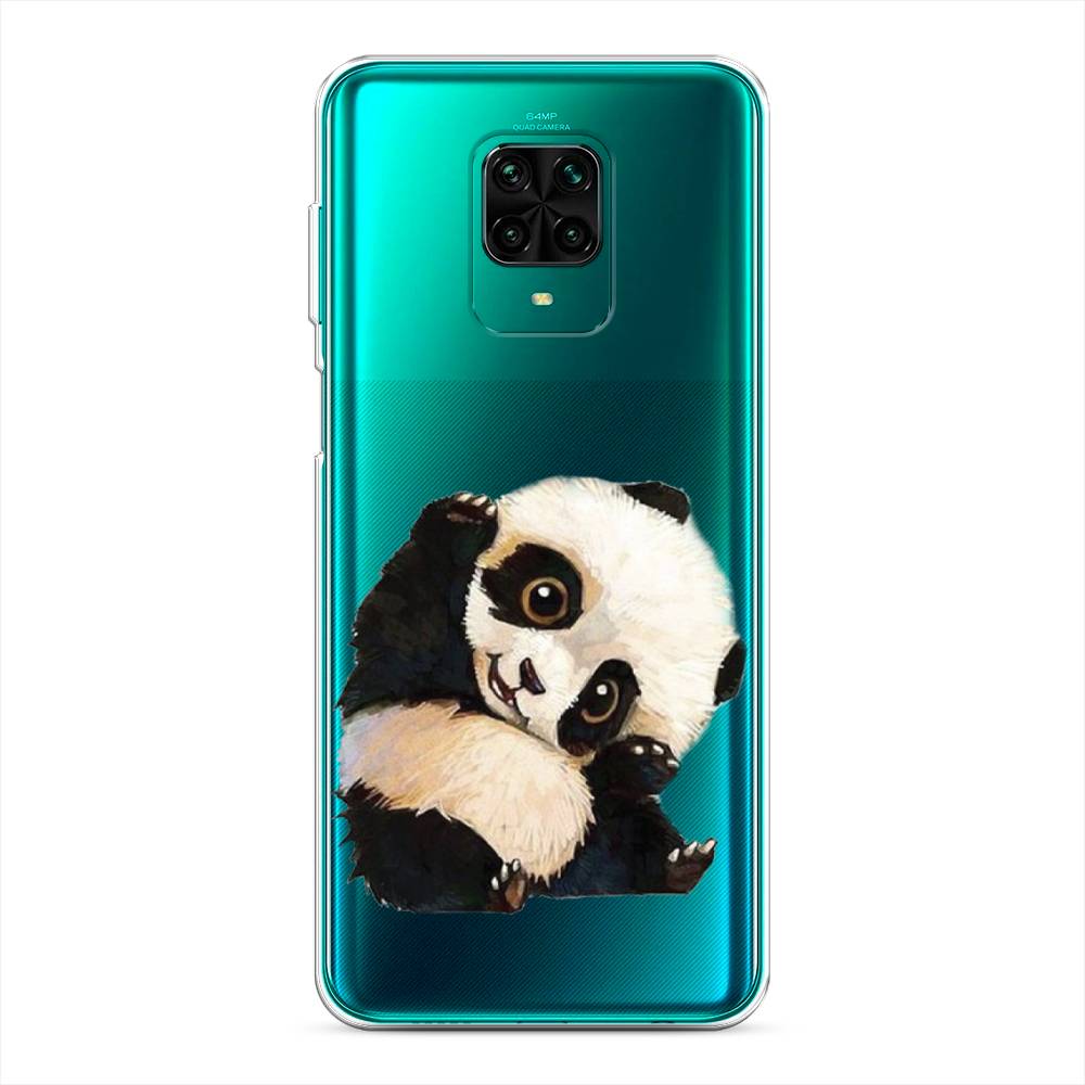 

Силиконовый чехол "Большеглазая панда" на Xiaomi Redmi Note 9 Pro, Большеглазая панда