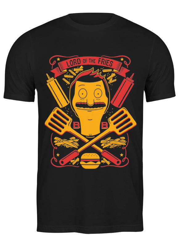 

Футболка мужская Printio Закусочная боба (bob’s burgers) черная 3XL, Черный, Закусочная боба (bob’s burgers)