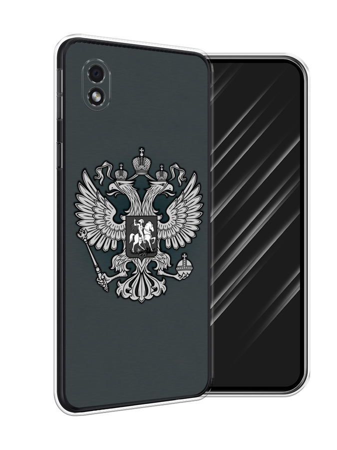 

Чехол Awog на Samsung Galaxy A01 Core / Самсунг A01 Core "Герб России серый", 2101250-5
