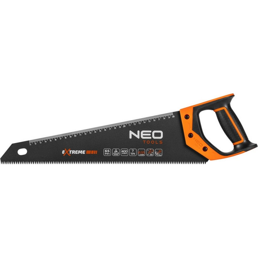 Ножовка по дереву NEO Tools 400 мм, 7TPI PTFE 41-111 ножовка по дереву neo tools 450 мм 7tpi ptfe 41 116