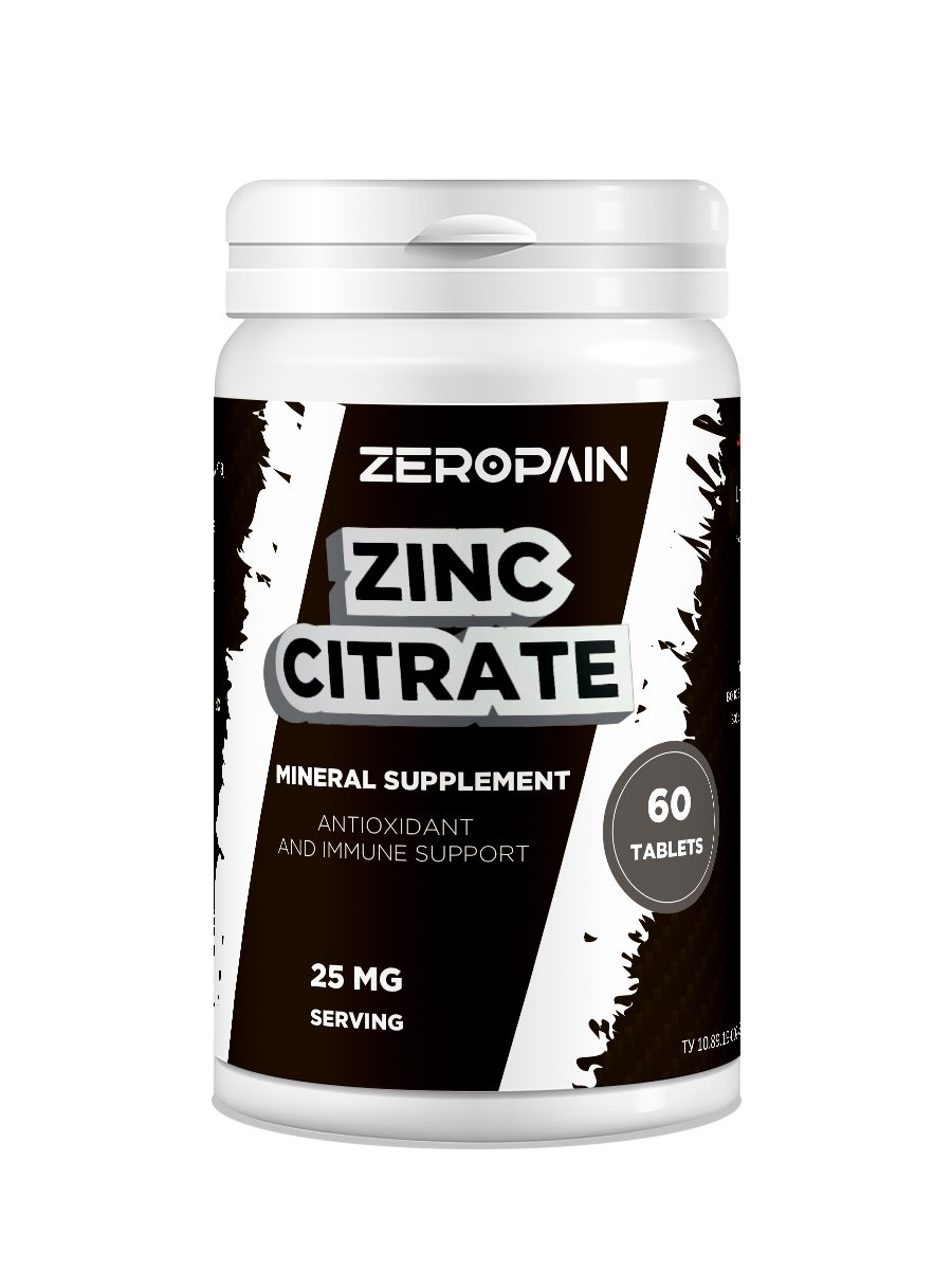Цинк Zero Pain 25мг 60 таблеток